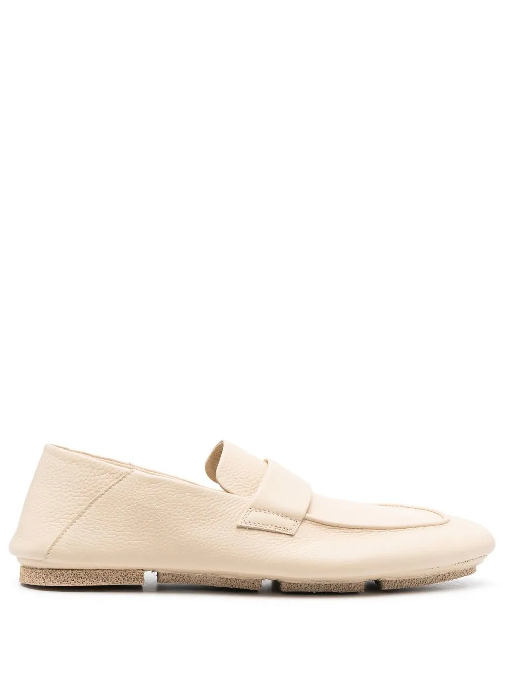 Officine Creative Loafer Aus Strukturiertem Leder In Neutrals