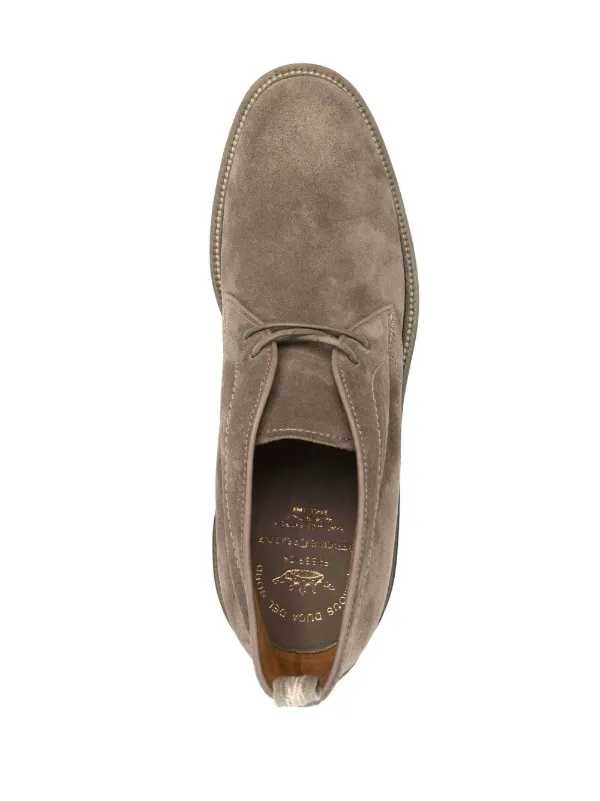 Officine Creative Hopkins スエードブーツ | グレー | FARFETCH JP