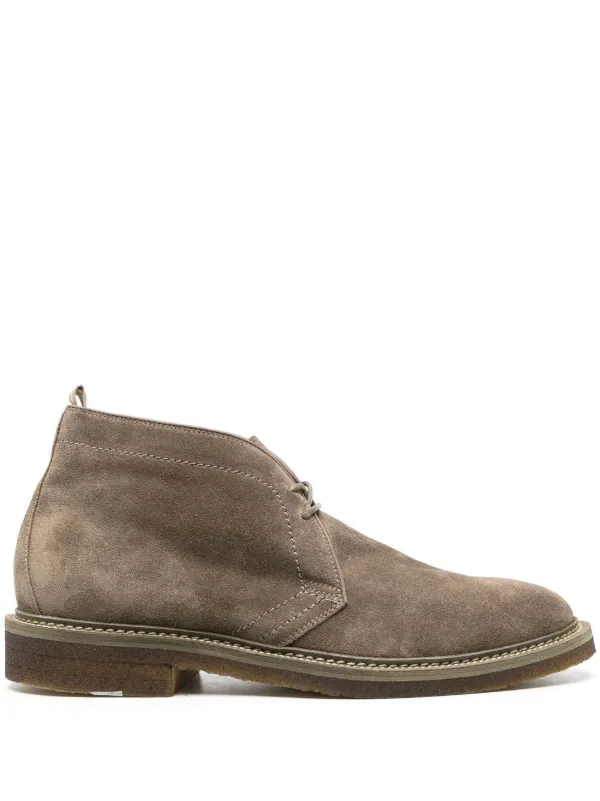 Officine Creative Hopkins スエードブーツ | グレー | FARFETCH JP