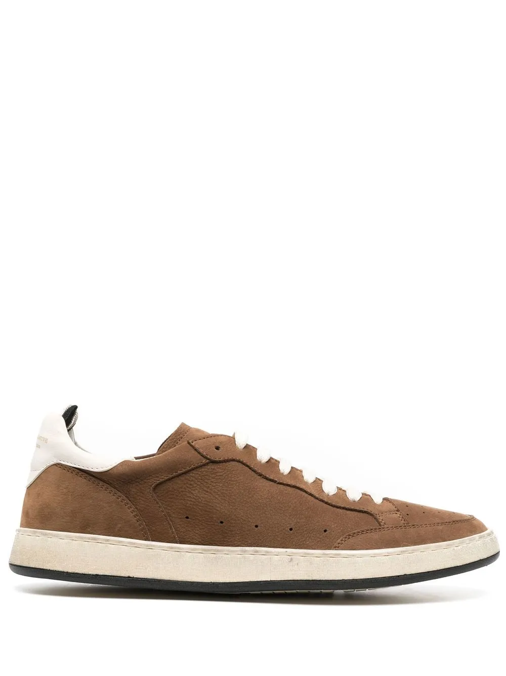 Officine Creative Lace-up Low-top Sneakers In Dirty Sigaro