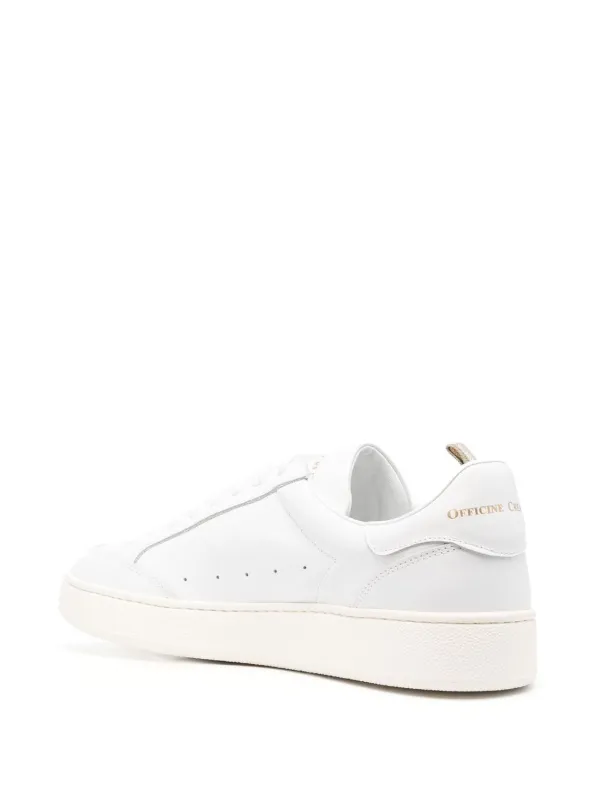 スニーカー OFFICINE CREATIVE Men Sneakers OCUHALO001CERV79000 WHITE Men's White Leather Low Top Sneakers: HALO 001 – Officine