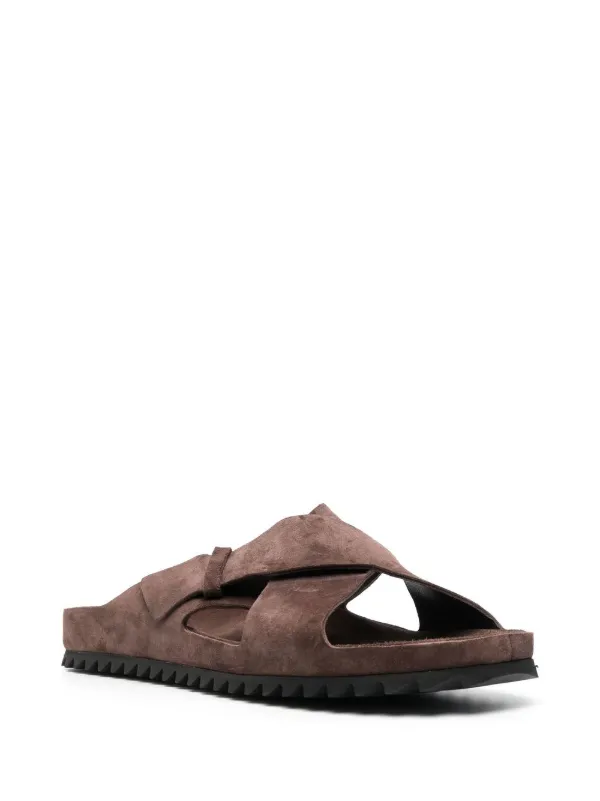 Suede best sale strap sandals