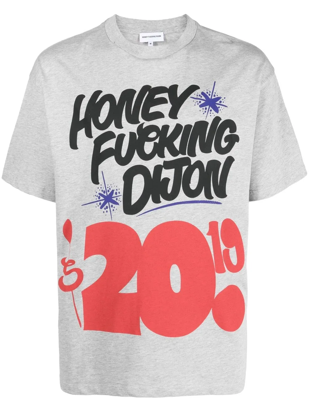 

Honey Fucking Dijon playera con logo estampado - Gris