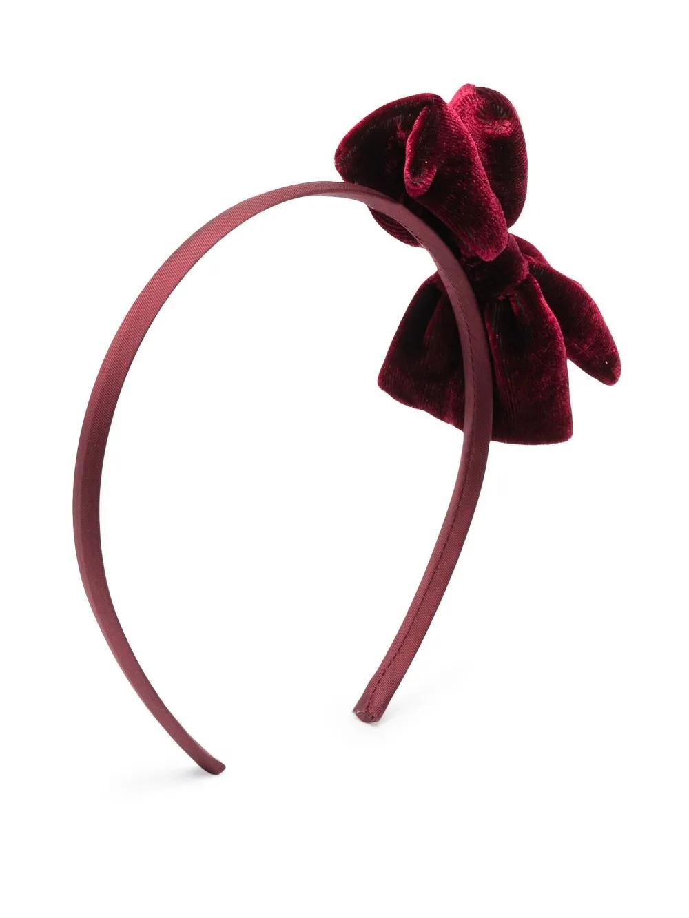 

Bonpoint bow-detail velvet headband - Red