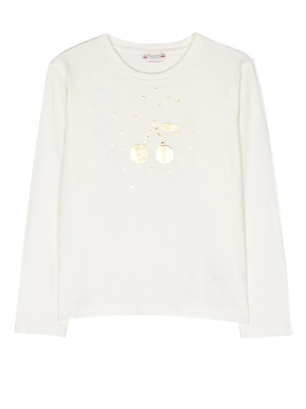 

Bonpoint Theia long-sleeved T-shirt - Neutrals