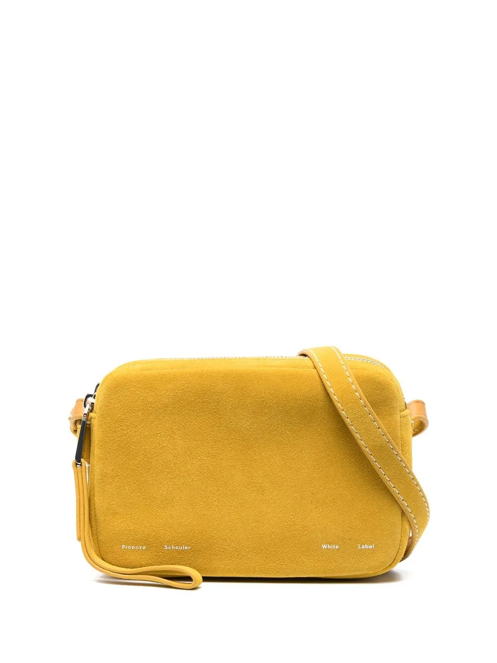 

Proenza Schouler logo-print crossbody bag - Yellow