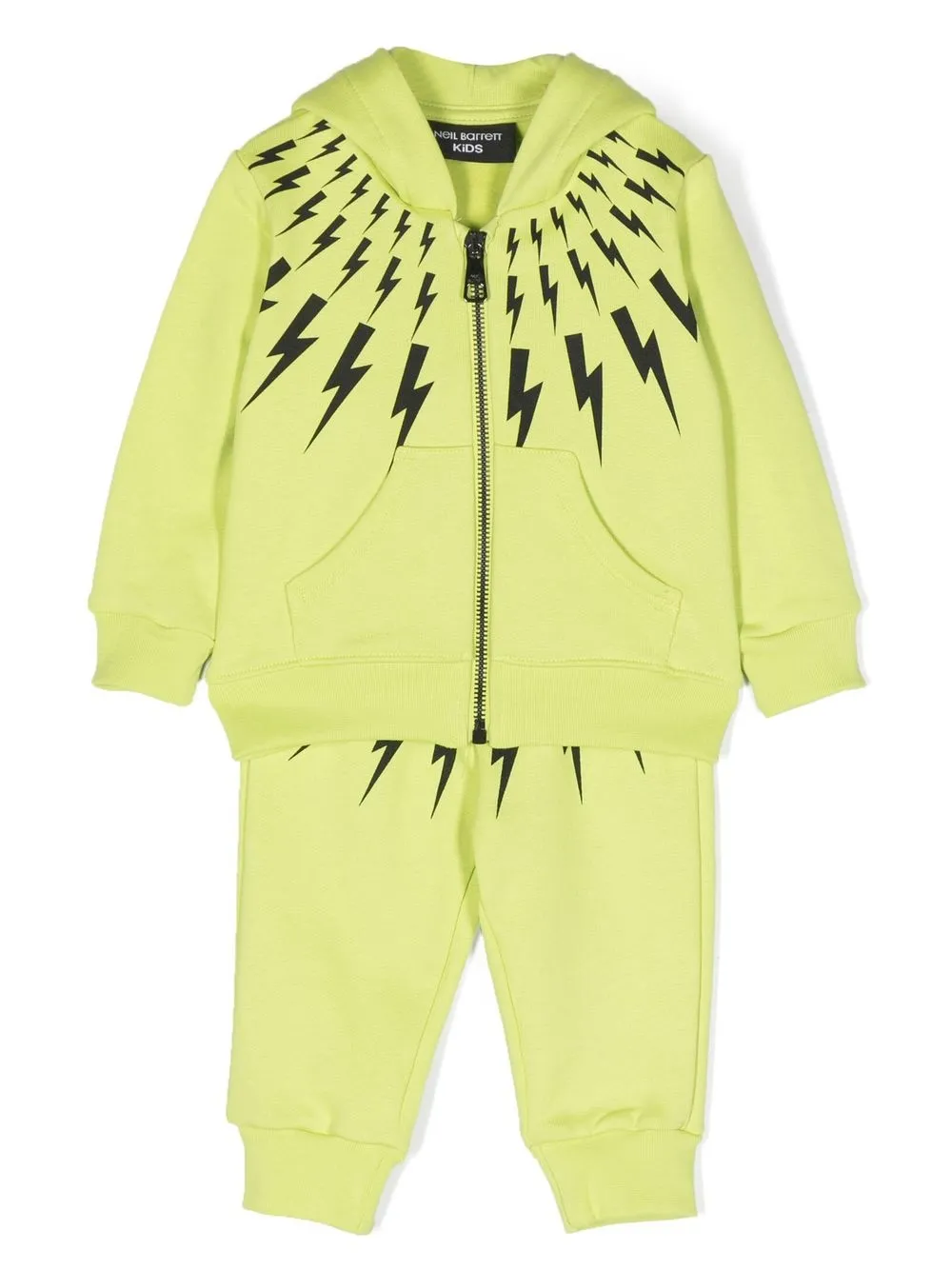 

Neil Barrett Kids lightning bolt-print tracksuit set - Green