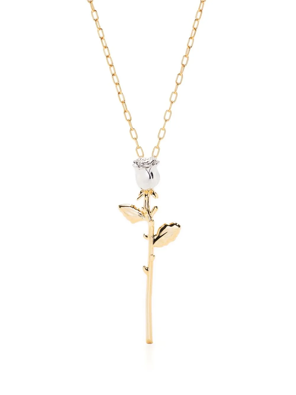 

AMBUSH rose pendant necklace - Gold