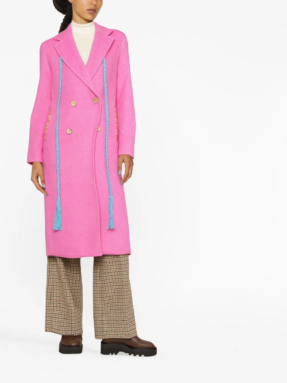 Mira Mikati double-breasted coat | Smart Closet
