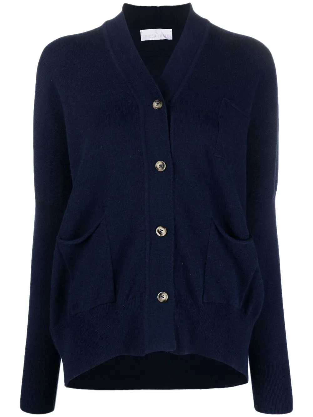 

Chicca Lualdi V-neck cashmere cardigan - Blue