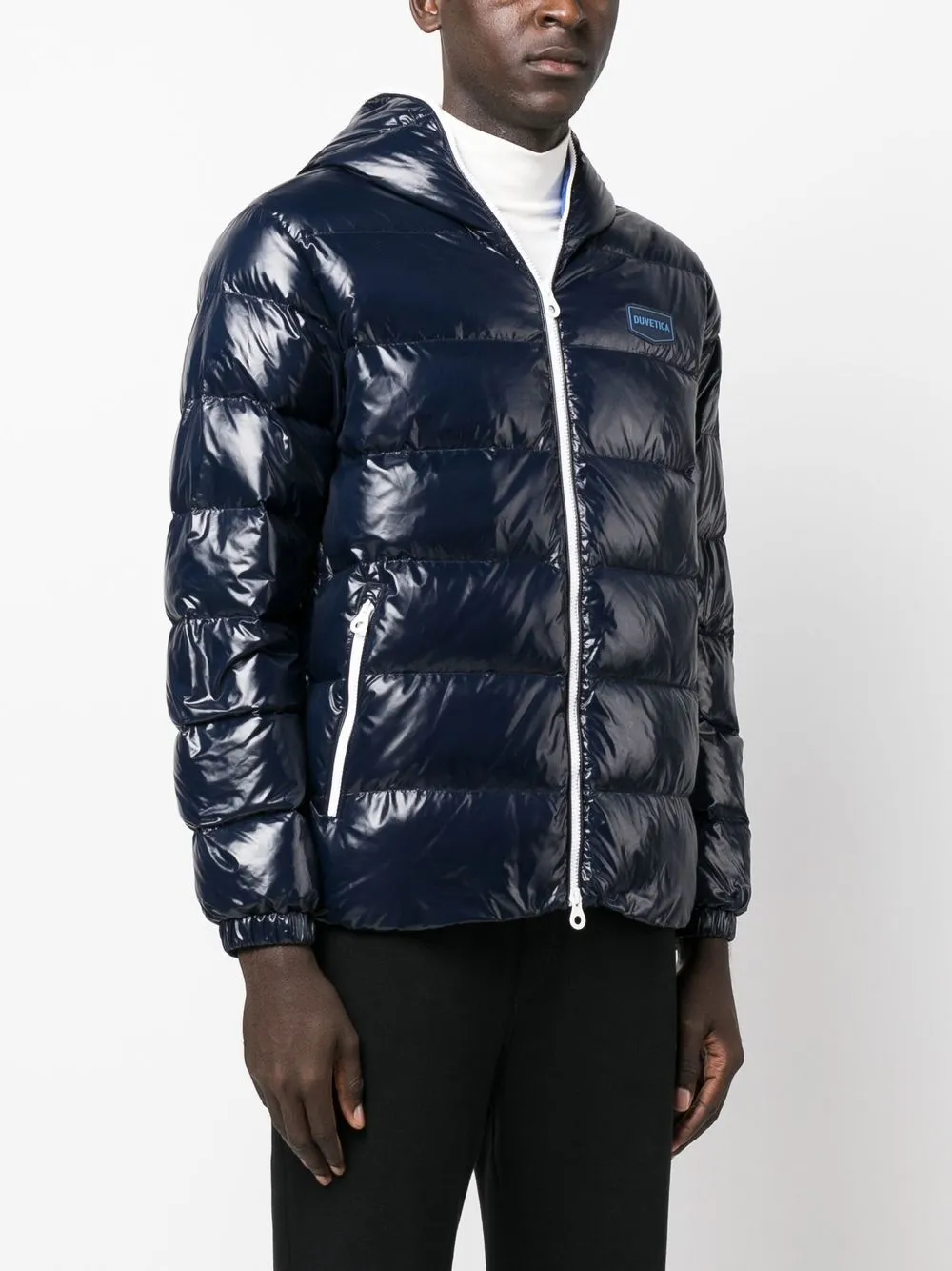 Duvetica logo-patch puffer jacket | Smart Closet