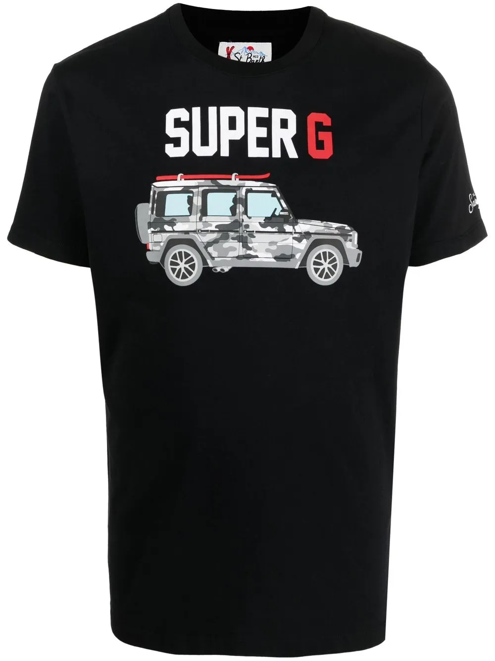 

MC2 Saint Barth Arnott Super cotton T-shirt - Black