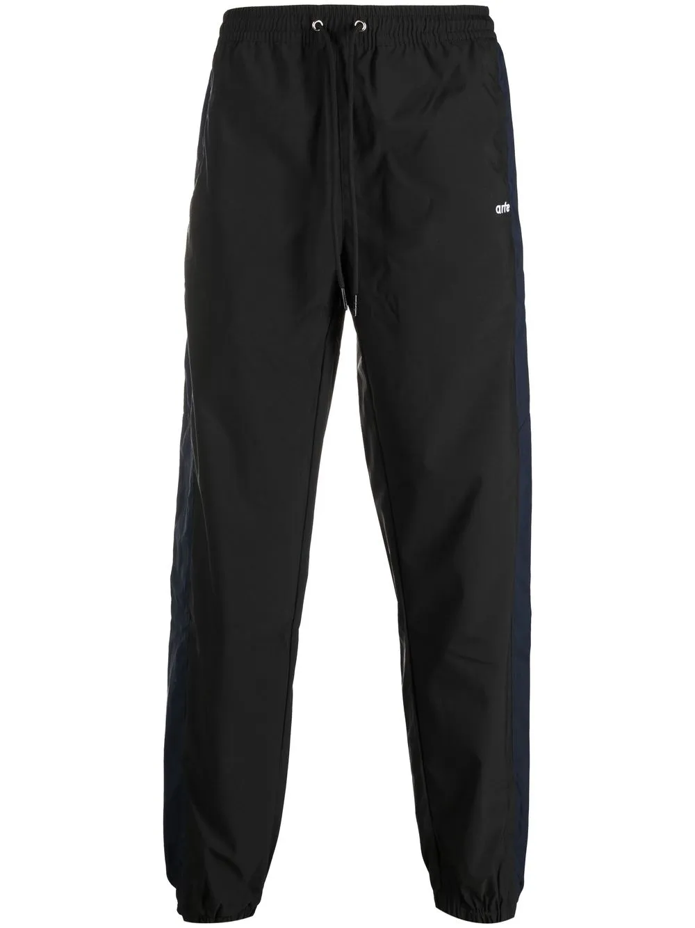 

ARTE panelled elasticated-ankles track pants - Black