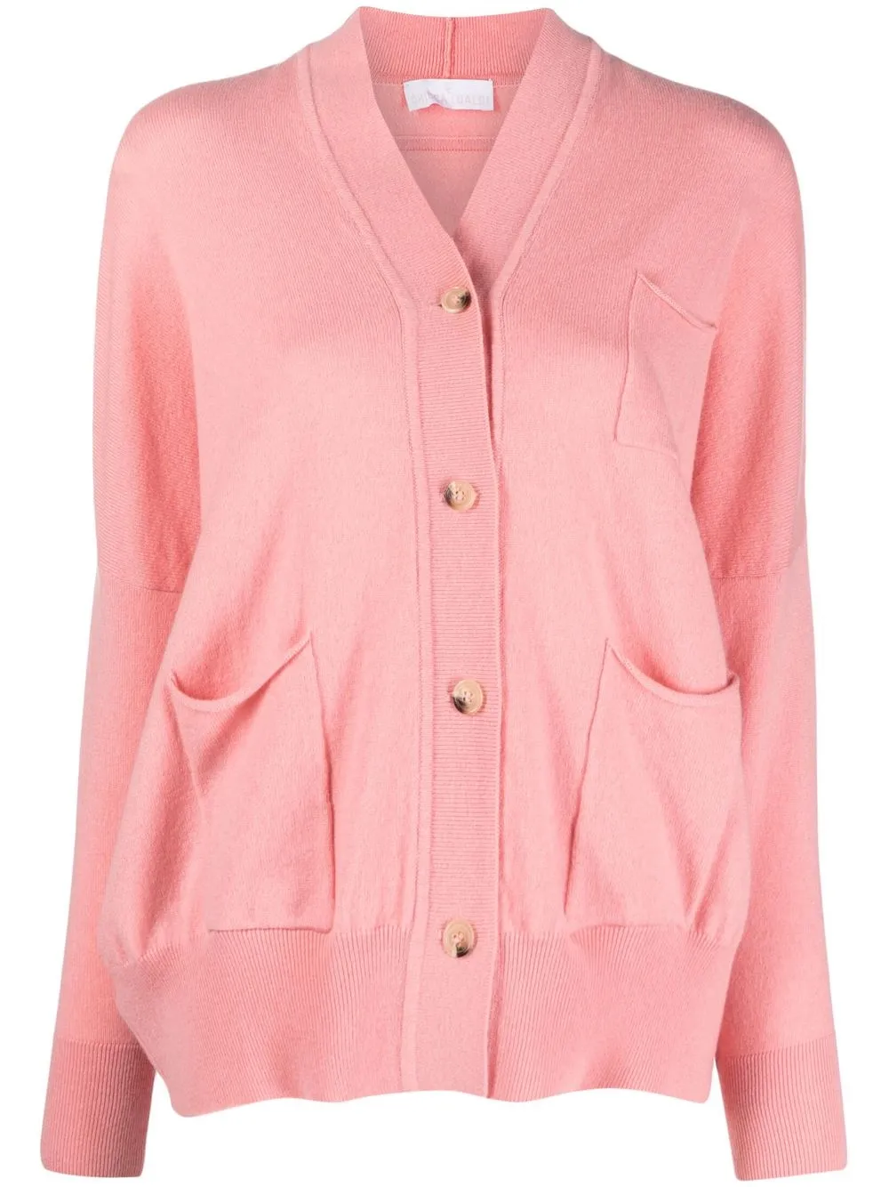 

Chicca Lualdi V-neck cashmere cardigan - Pink