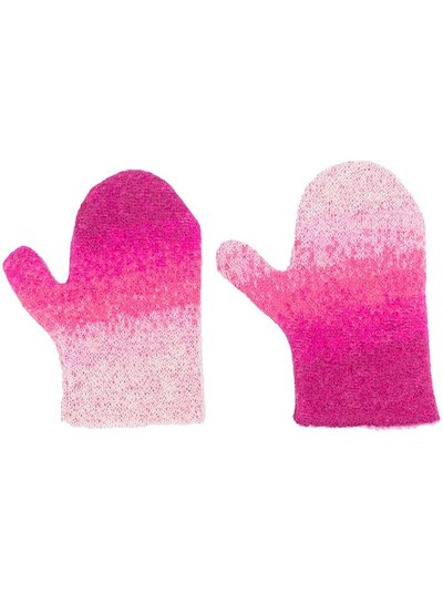 ERL - ombré-effect knitted mittens