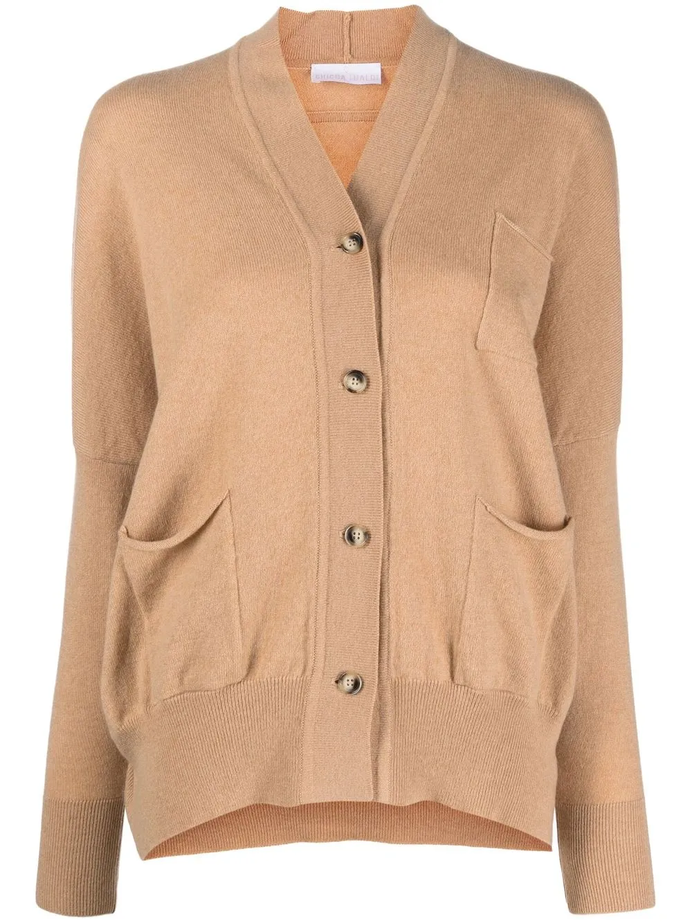 

Chicca Lualdi V-neck cashmere cardigan - Brown