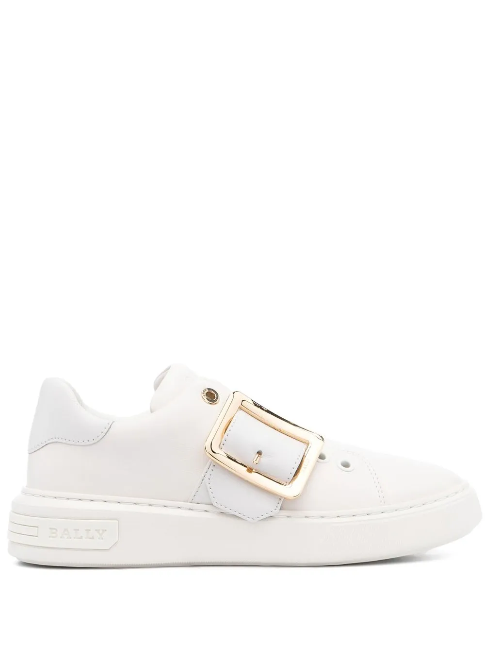 

Bally Misty buckle-strap sneakers - White