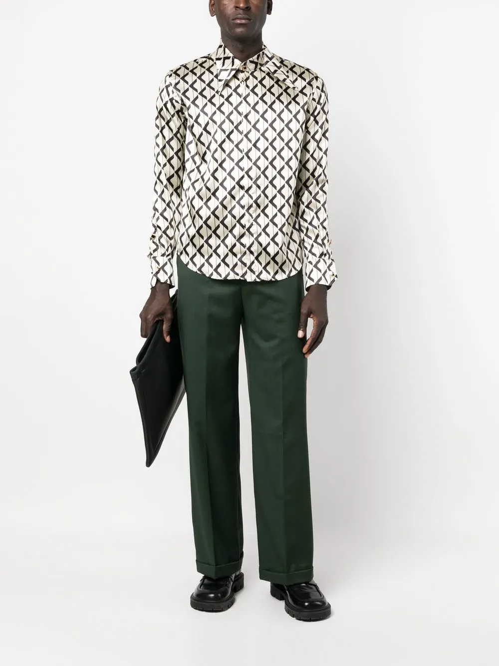 C Diem Straight broek - Groen