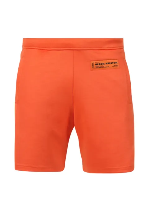 Heron Preston logo-patch shorts