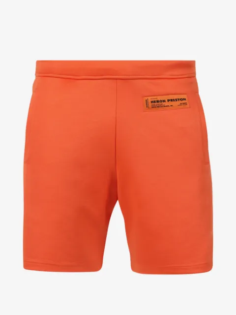 Heron Preston logo-patch shorts