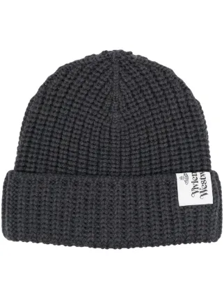 vivienne westwood ribbed knit beanie
