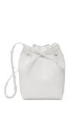 Mansur Gavriel snakeskin-effect leather bucket bag - White