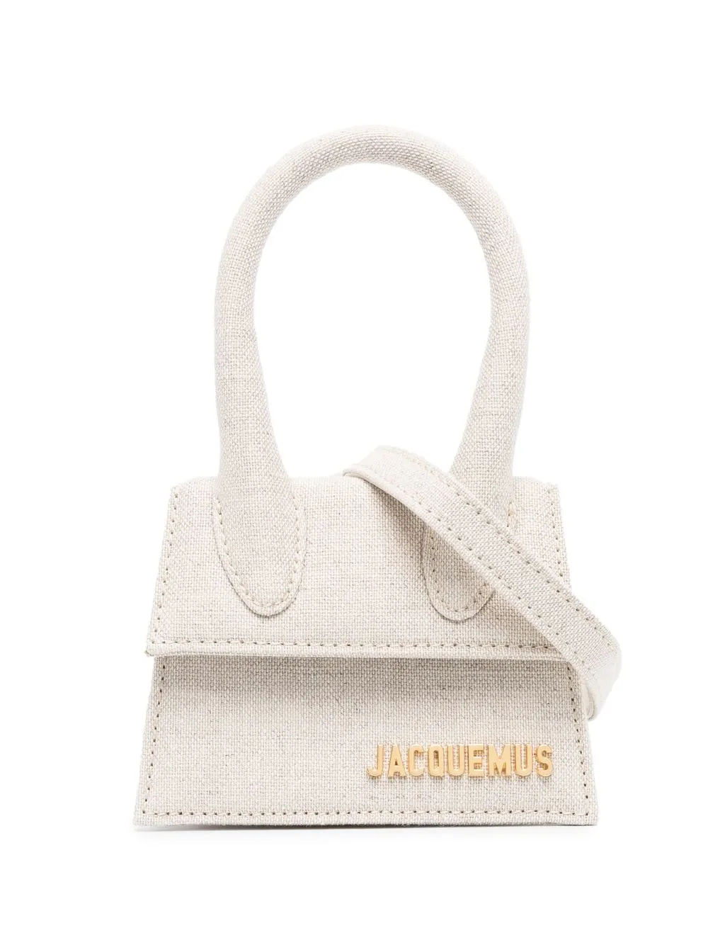 

Jacquemus logo-plaque mini bag - Neutrals