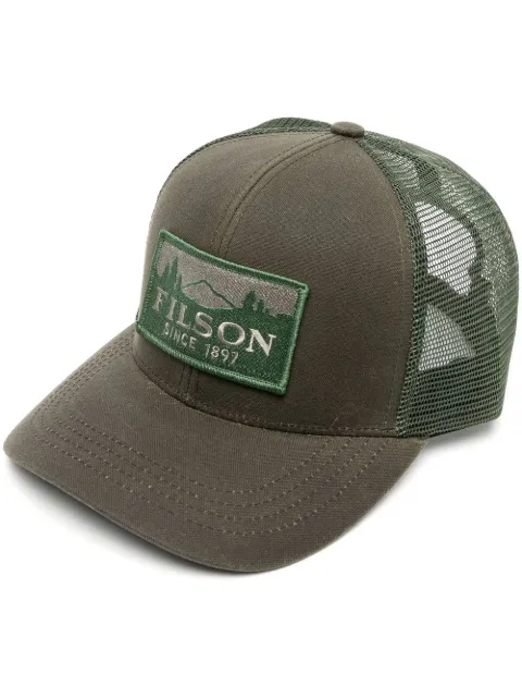 Filson Logger logo-patch cap
