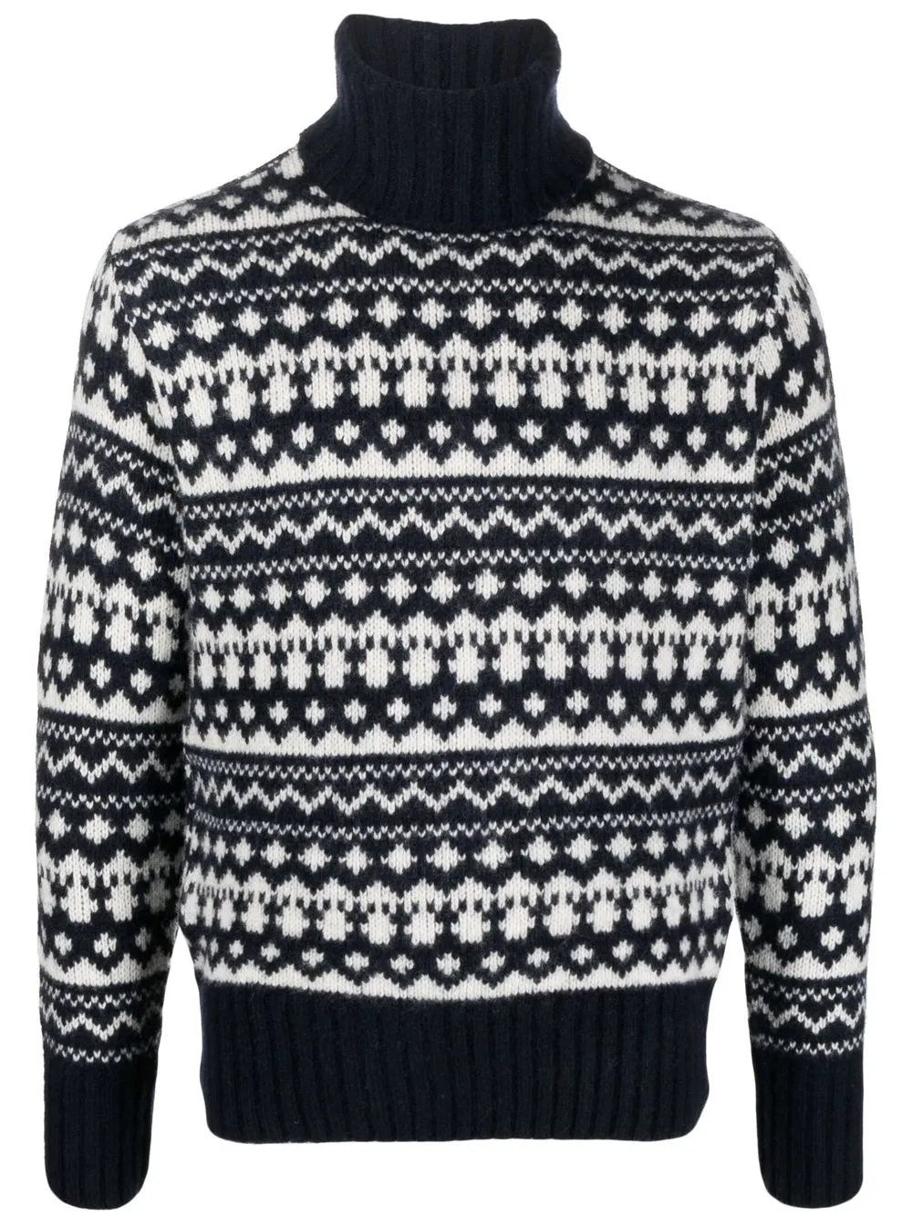 

Paul & Shark Save The Sea fairisle jumper - Blue