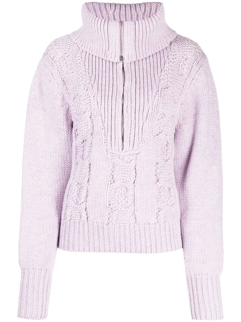 

IRO chunky marl-knit pullover jumper - Purple