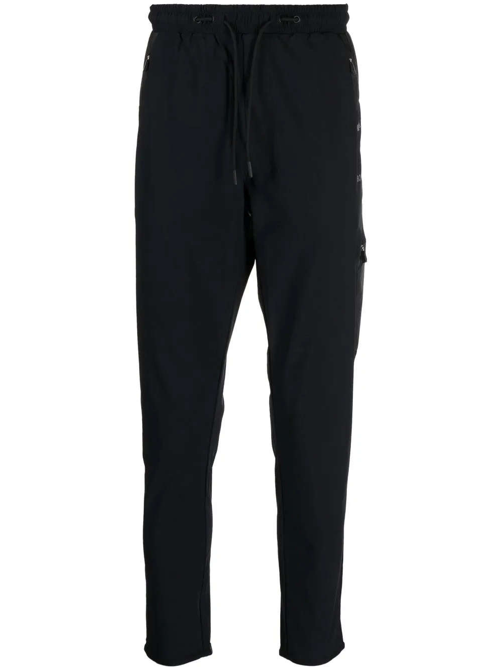 

BOSS logo-print drawstring track pants - Black