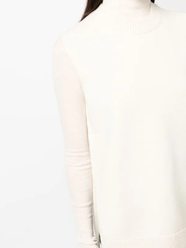 〓JIL SANDER〓 light-GREY カシミヤ knit vest Buy Jil Sander Crewneck Vest 'Grey' - J23FB0101 J13263 052