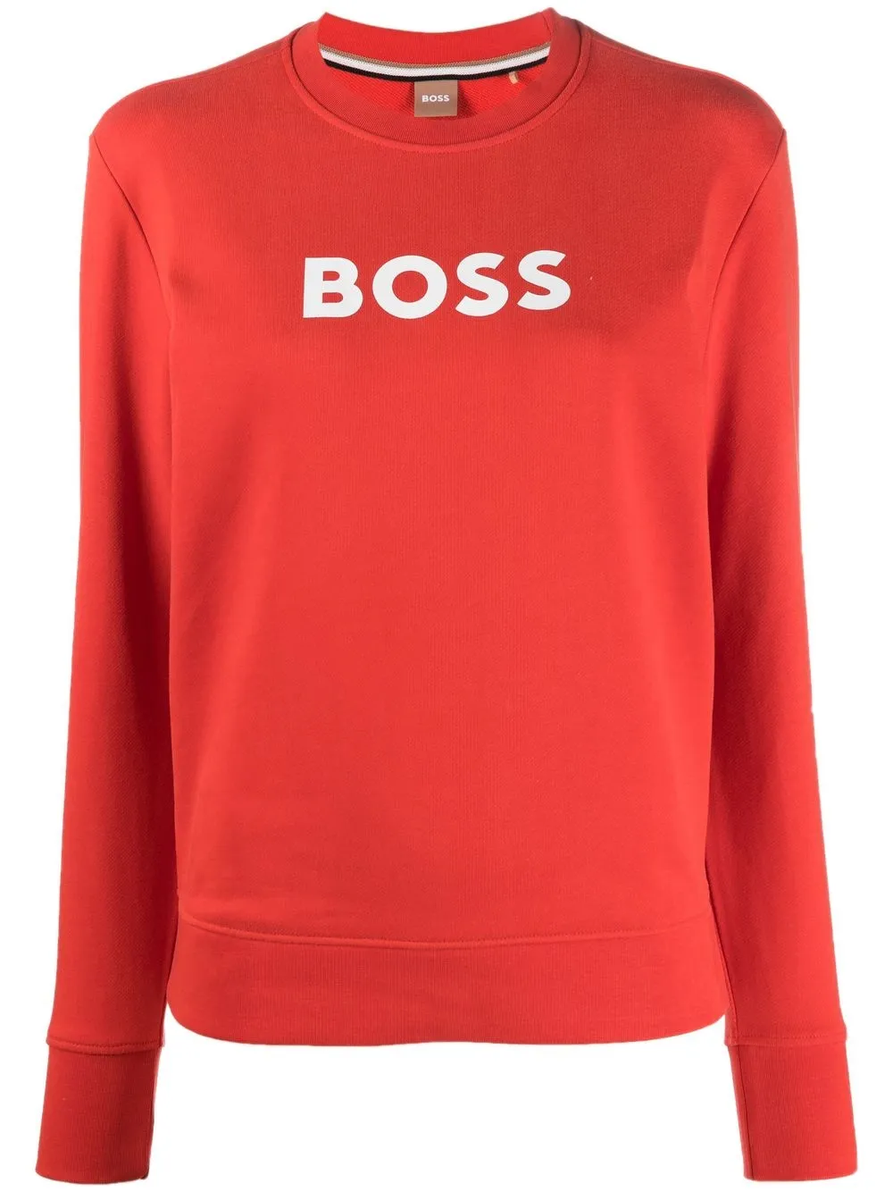 

BOSS logo-print sweatshirt - Red