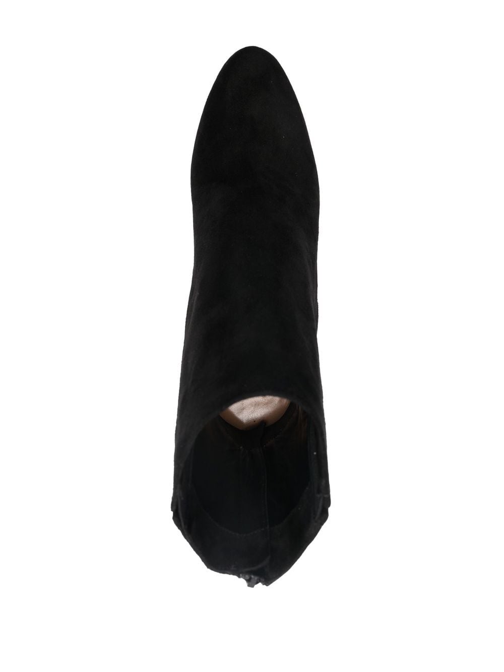 Shop Aquazzura Joplin Suede Ankle Boots 105mm In Black