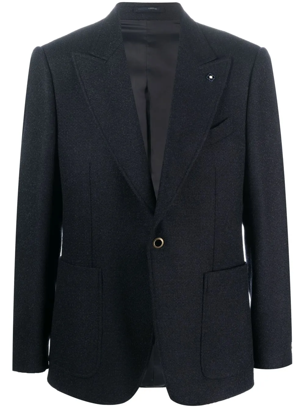 

Lardini single breasted blazer - Blue