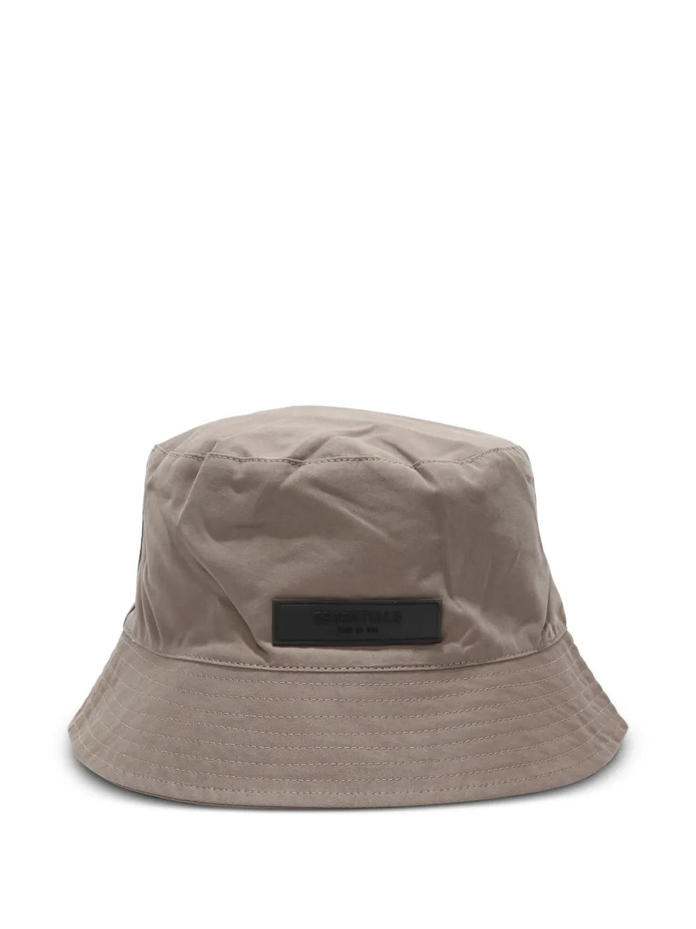 FEAR OF GOD ESSENTIALS Vissershoed met logopatch Beige