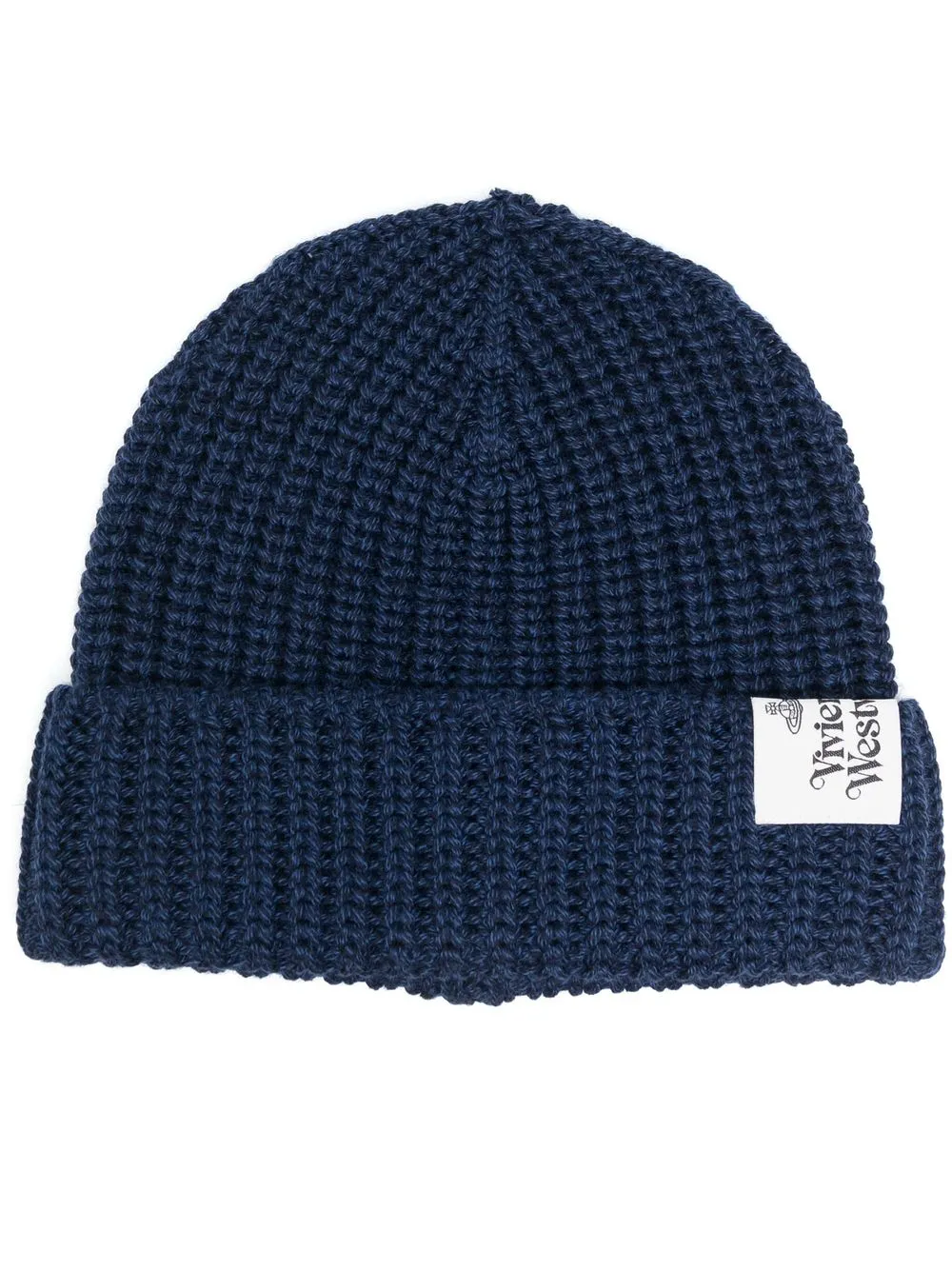 

Vivienne Westwood ribbed-knit beanie hat - Blue