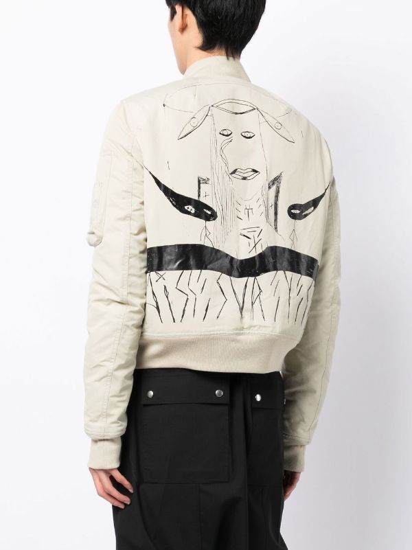 Rick Owens DRKSHDW Flight Bomber Jacket - Farfetch