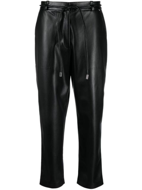 BOSS - faux leather trousers