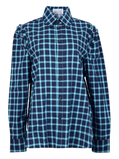 Natasha Zinko checked cotton shirt
