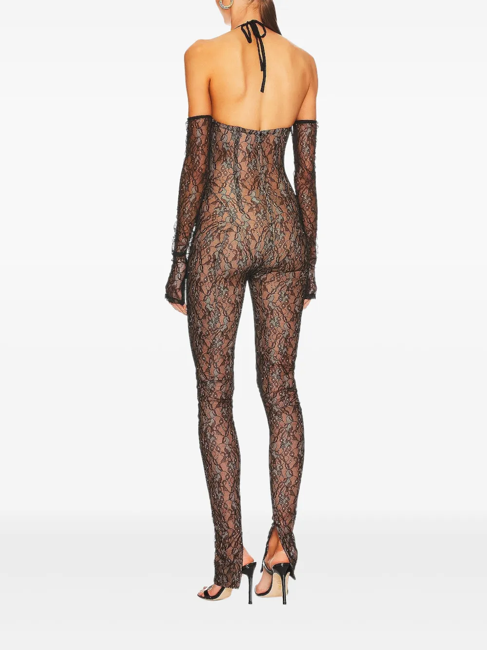 LaQuan Smith lace jumpsuit | Full Length | Image 2