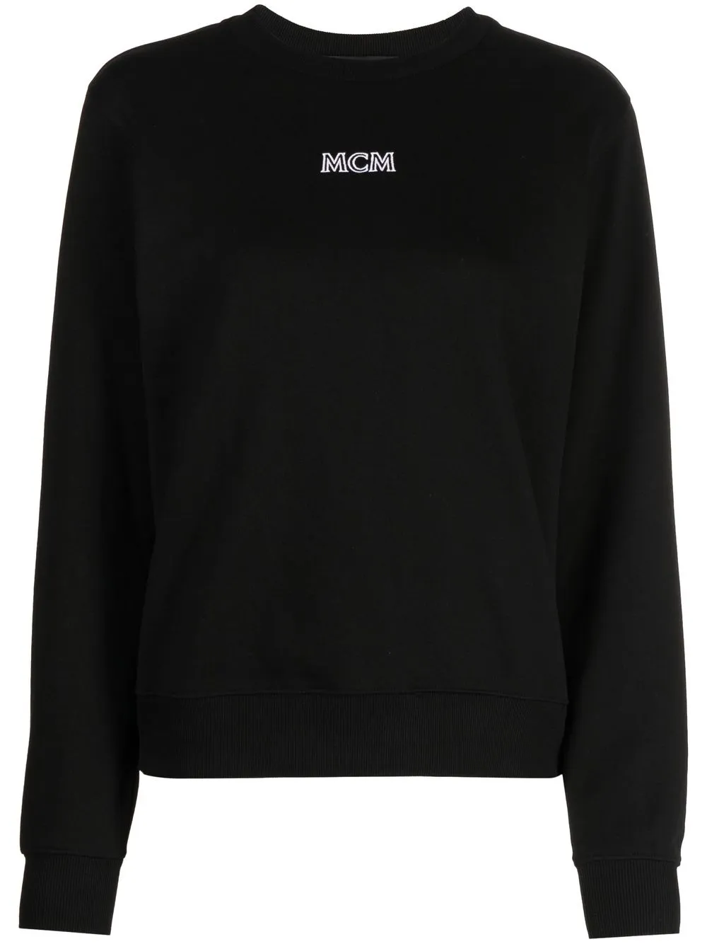 

MCM embroidered-logo long-sleeve sweatshirt - Black