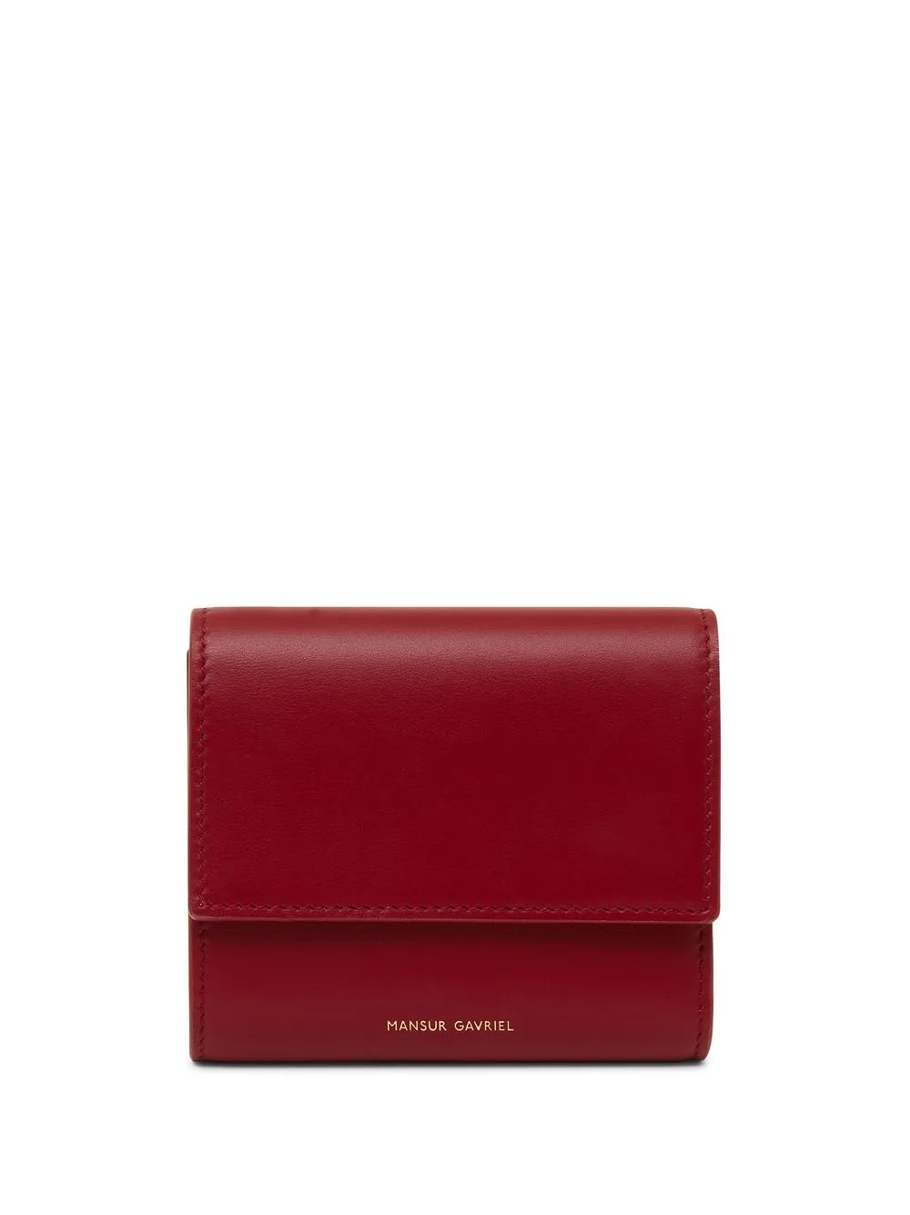 

Mansur Gavriel tri-fold leather wallet - Red