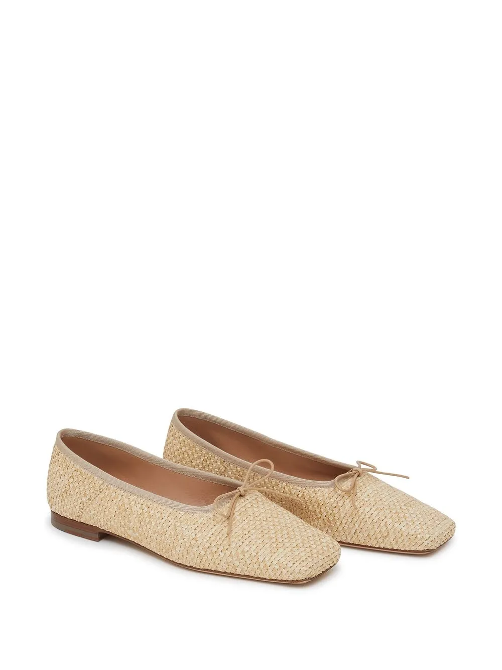 Mansur Gavriel Woven square-toe Ballerina Pumps - Farfetch