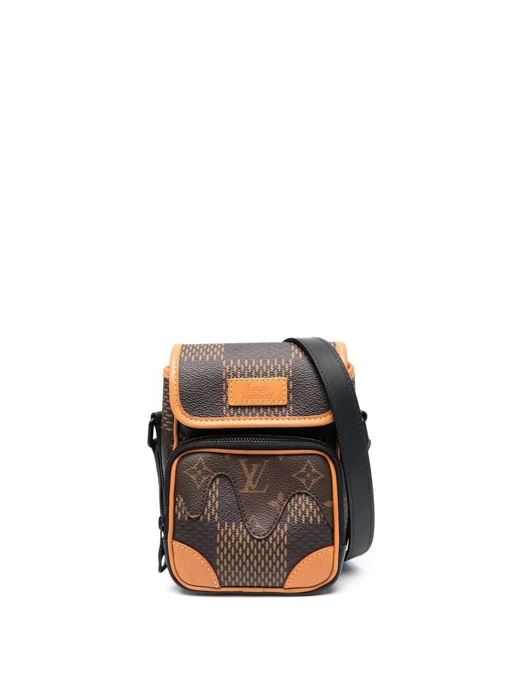 Pre-owned Louis Vuitton X Nigo 2020  Nano Amzone Shoulder Bag In Brown