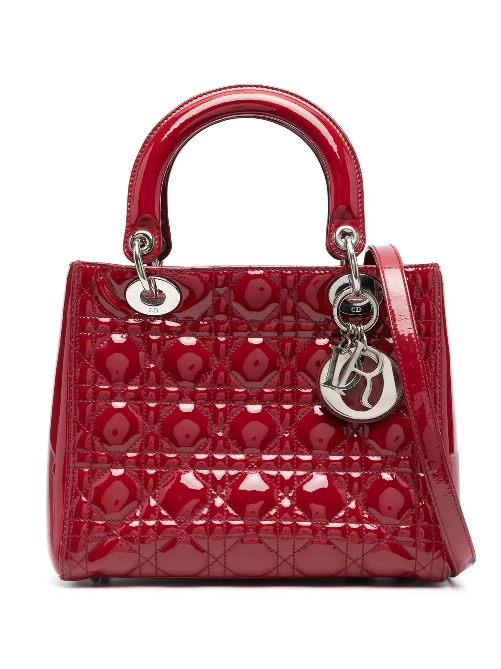 

Christian Dior pre-owned Lady Dior 2way bag - Red
