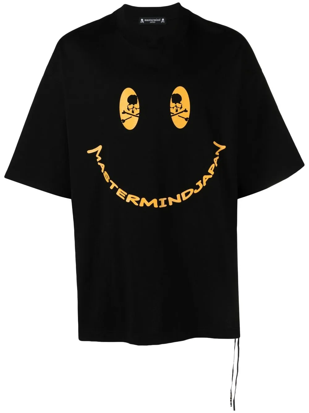 

Mastermind Japan smiley face-print short-sleeved T-shirt - Black
