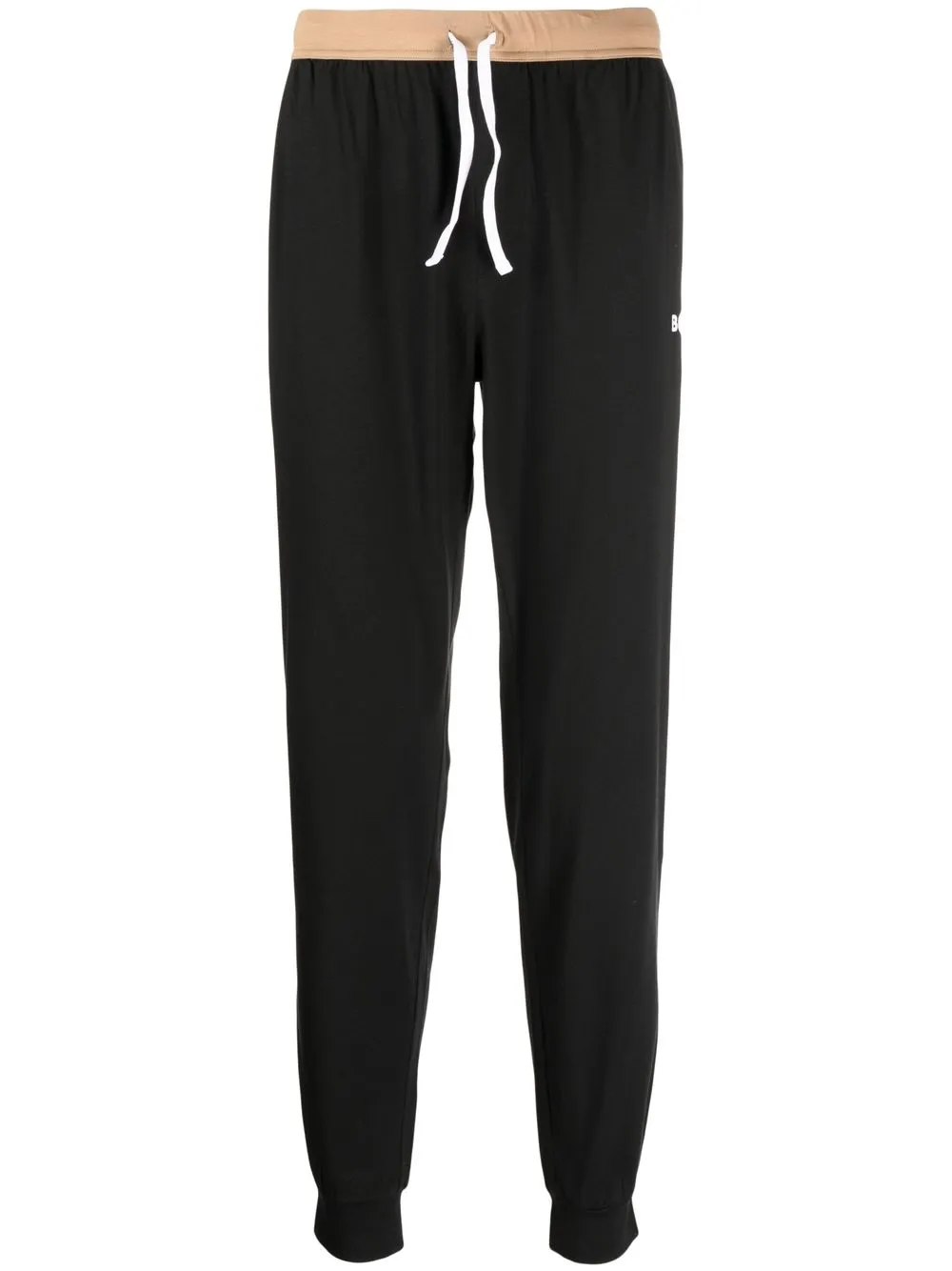 

BOSS pants con logo estampado - Negro