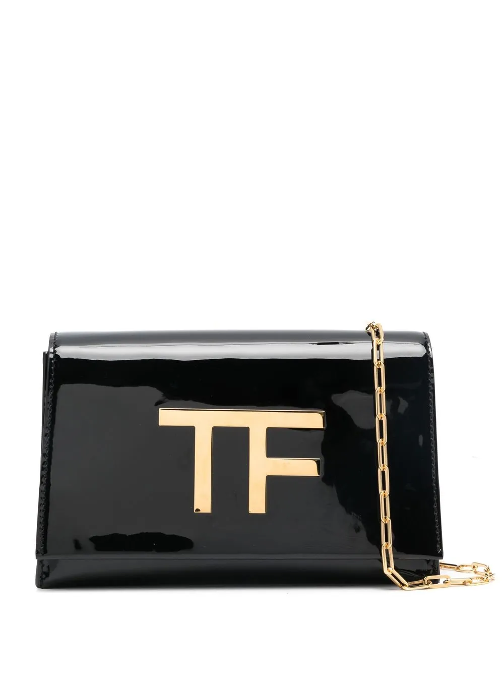 

TOM FORD logo-plaque crossbody bag - Black