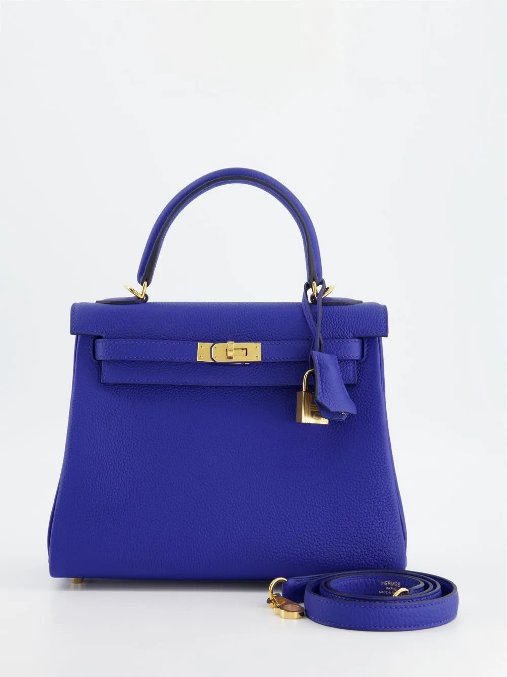 

Hermès 2022 pre-owned Kelly 25 two-way bag - Blue